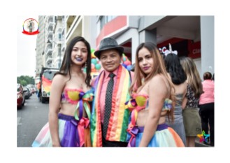Orgullo Guayaquil - Orgullo gay LGBT 2019 integrantes de Musas de Matiz