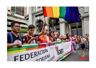 Orgullo Guayaquil - Orgullo gay LGBT 2019 Silueta X miembros de la Federación